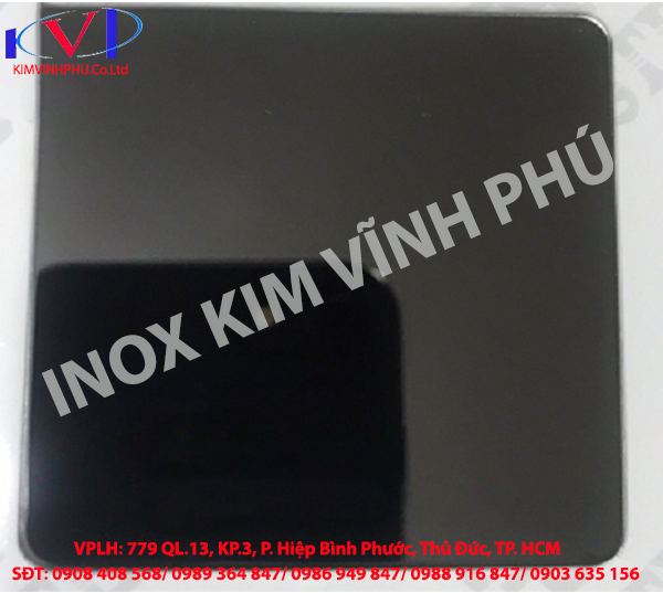 Tấm Inox đen gương - Inox Kim Vĩnh Phú