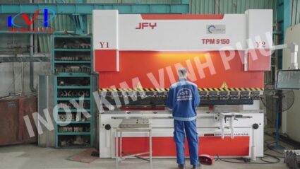 Gia công lan can inox công nghiệp số lượng lớn - Inox Kim Vĩnh Phú