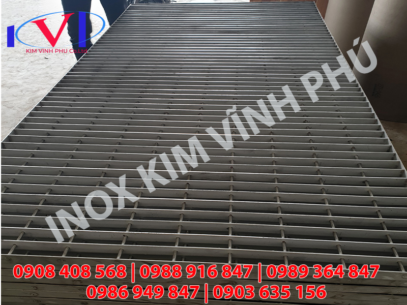 Sản phẩm gia công tấm grating inox 304 - Inox Kim Vĩnh Phú
