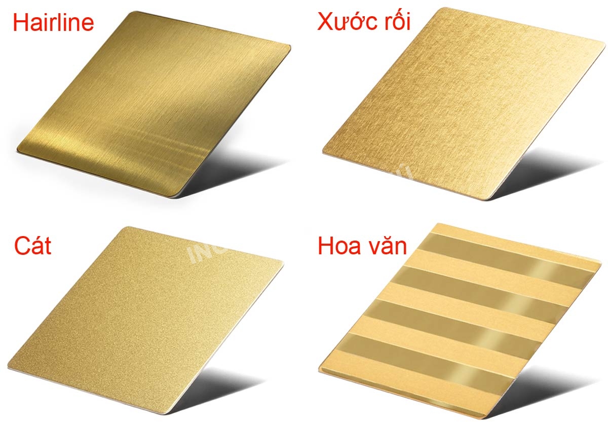 Tấm inox vàng