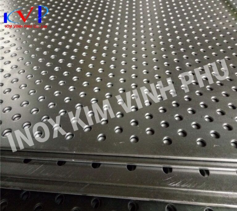Tấm inox 304 đục lỗ tròn theo yêu cầu giá rẻ - Inox Kim Vĩnh Phú