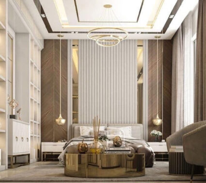 Ứng dụng nẹp inox chữ T trang trí tường, vách ngăn