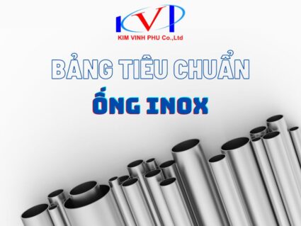 bảng tiêu chuẩn ống inox
