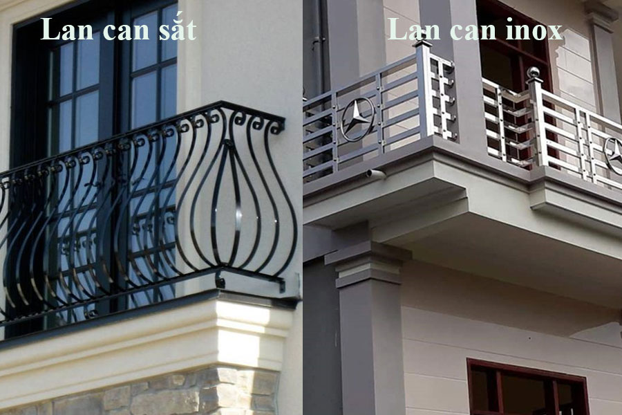 Nên Làm Lan Can Sắt Hay Inox Để Đẹp Và Bền Nhất 1 Nên làm lan can sắt hay inox thì tốt hơn?