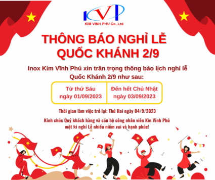 Inox Kim Vĩnh Phú thông báo lịch nghỉ Quốc Khánh 2023