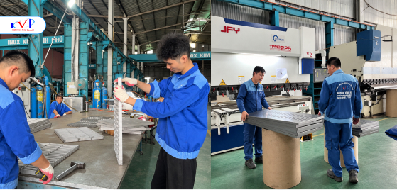 Nắp mương inox - Nắp mương thoát nước 7 Gia công nắp mương inox tại Inox Kim Vĩnh Phú