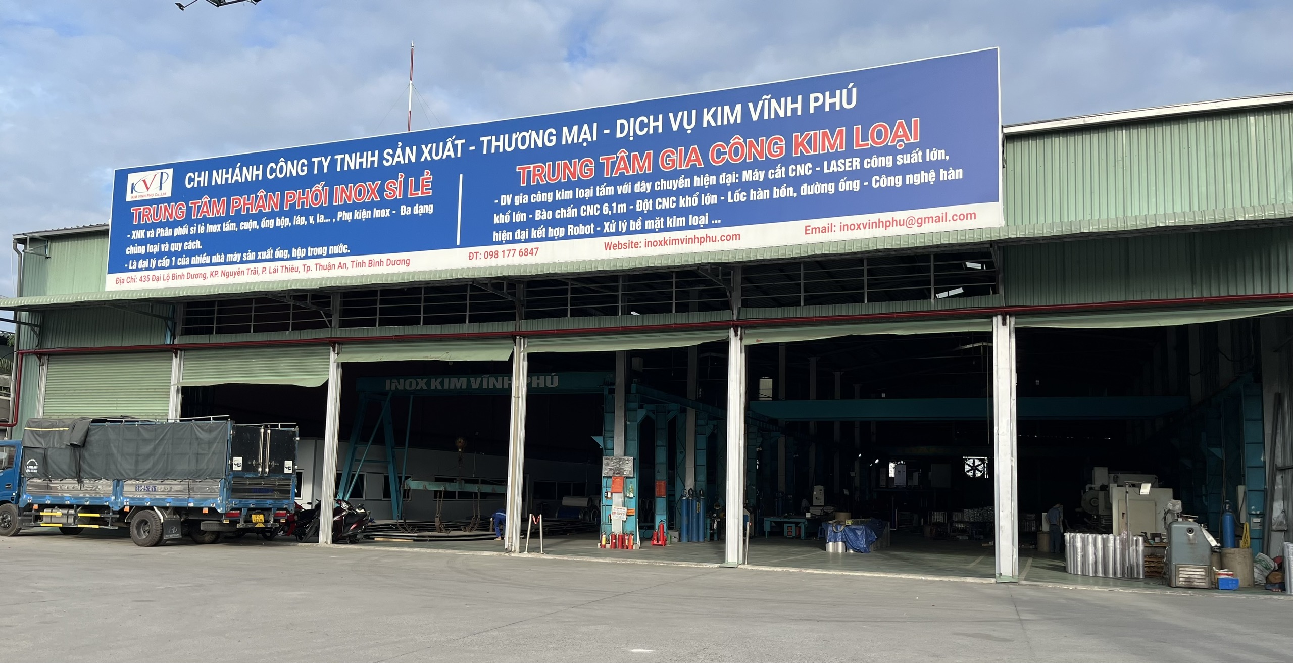 Inox Kim Vĩnh Phú chi nhánh Bình Dương