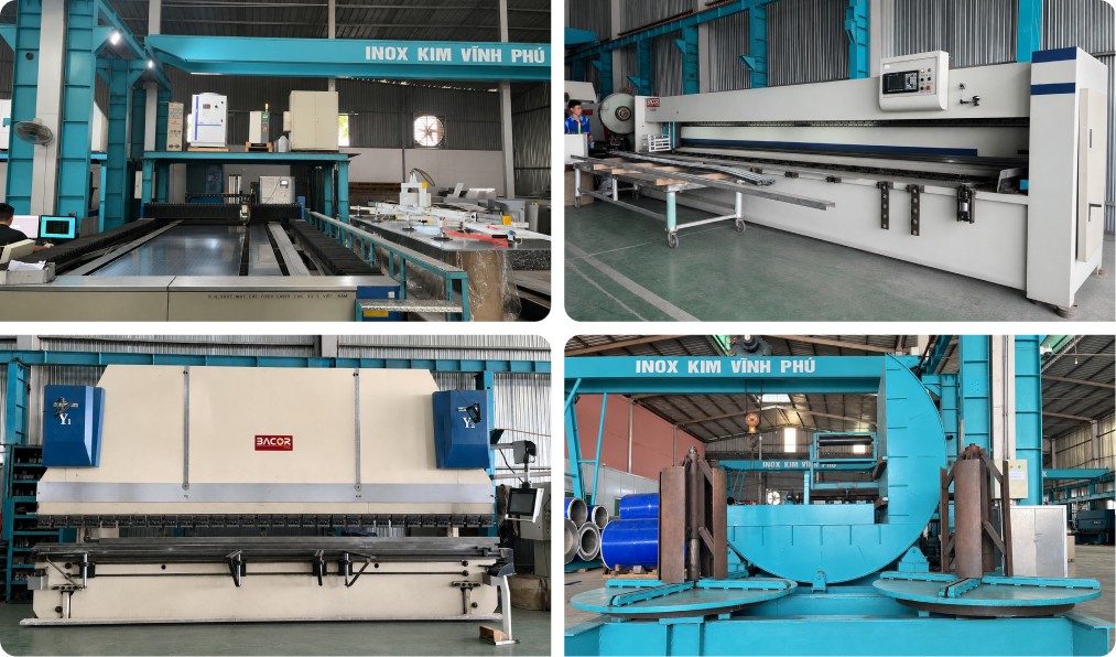 So sánh inox 201, 304, 316 cho máng cáp theo môi trường 3 Xưởng gia công Inox Kim Vĩnh Phú